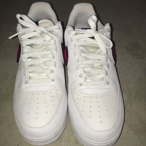 Air Force 1 chenille swoosh